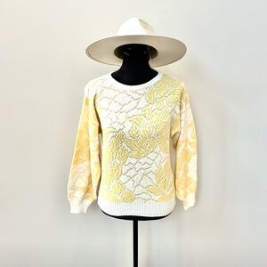Vintage Floral Sweater